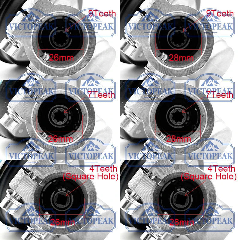 Garden Tools Accessories Parts Brush Cutter Gearbox 26mm 28mm 9 Teeth 7 Teeth Square Tooth Is Available