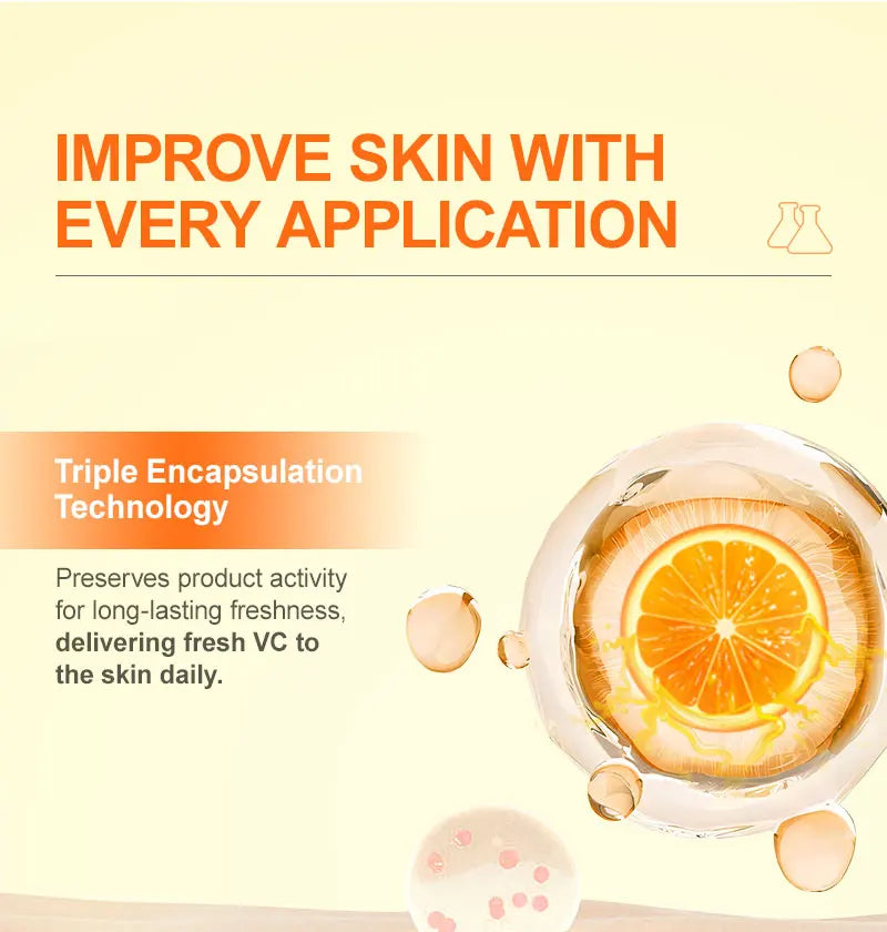 Vitamin C Brightening Facial Serum – Hyaluronic Acid, Anti-Aging & Dark Spot Care | Korean Skin Care