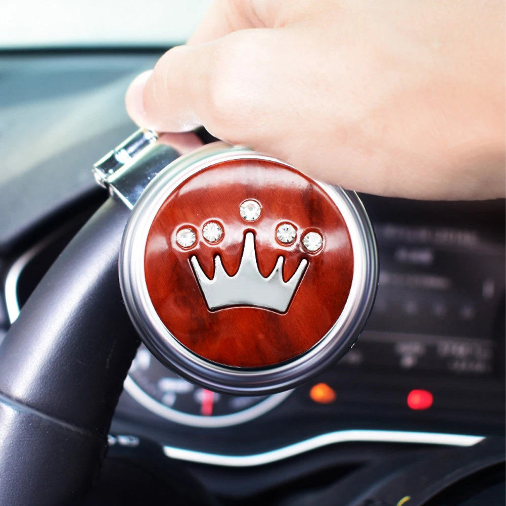 Car Steering Wheel Auto Truck Power Spinner Booster Aid Knob Ball Handle Clamp Car Accessories Professional Supplies Universal