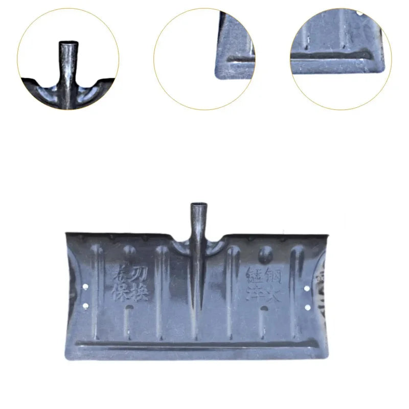 Heavy-Duty Snow Shovel Head — Replacement Snow Pusher for Deck, Yard & Road