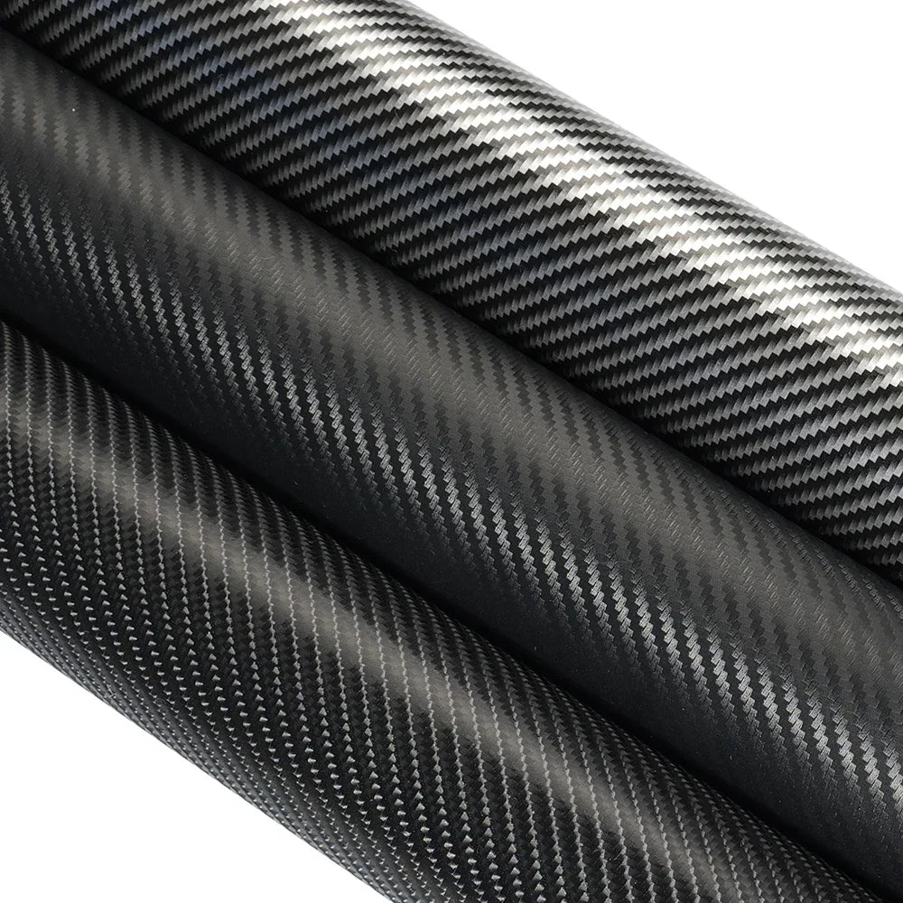2D 3D 4D 5D 6D Gloss Carbon Fiber Vinyl Wrap Film Air Release Waterproof Sunscreen Fit For Car Motorcycle Laptop Phone Cover DIY