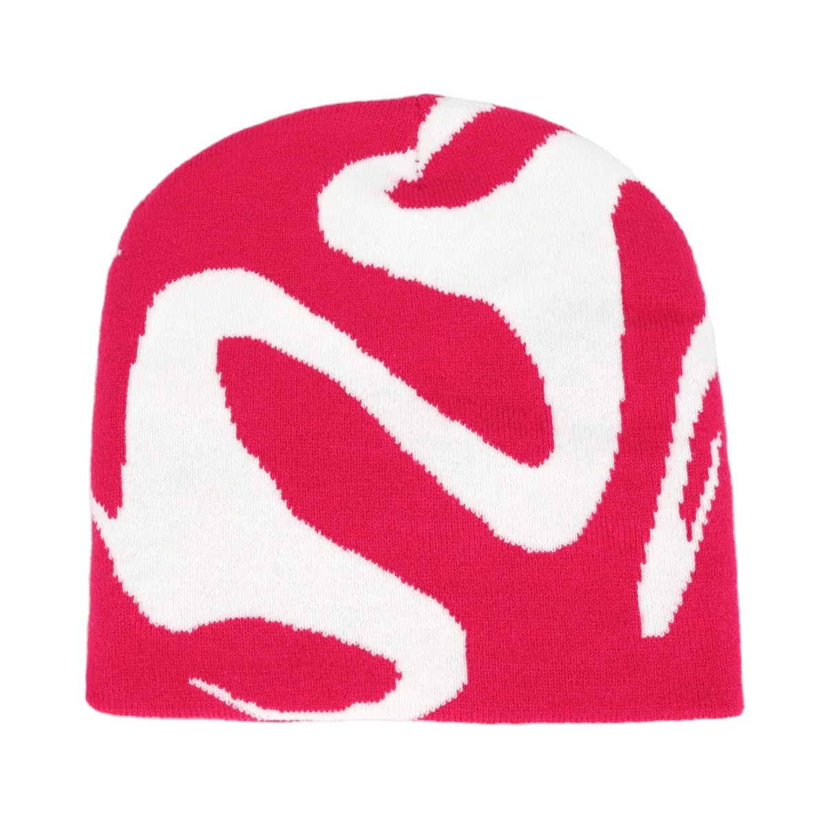 Y2K Letter Knit Beanie, Warm Ski Hat