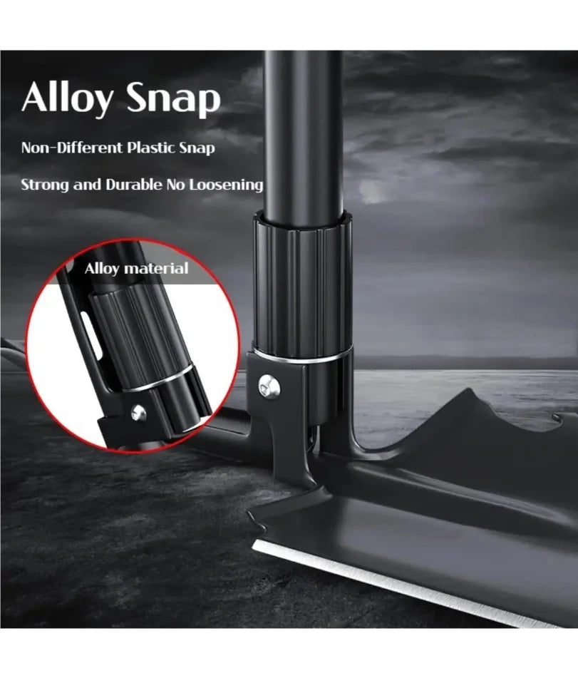 1pc Outdoor Small Foldable Camping Shovel, Multifunctional Hiking Entrenching Tool Portable Shovel