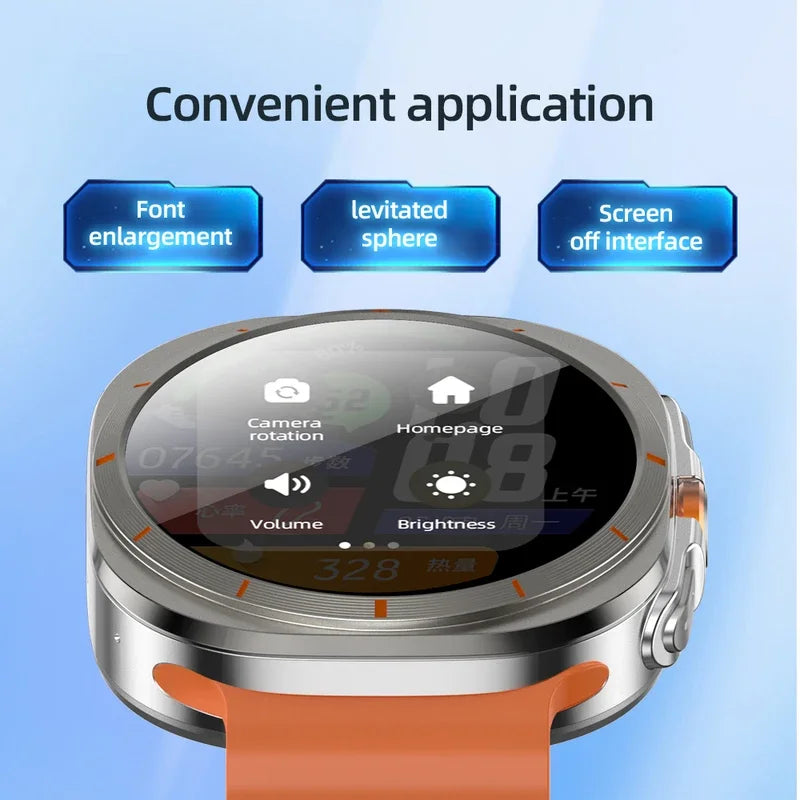 Upgrade Android 13.0 Smart Watch Ultra 4G/5G Smartwatch With 190° Rotary Camera GPS WIFI Sim Card Slot Compass App Download