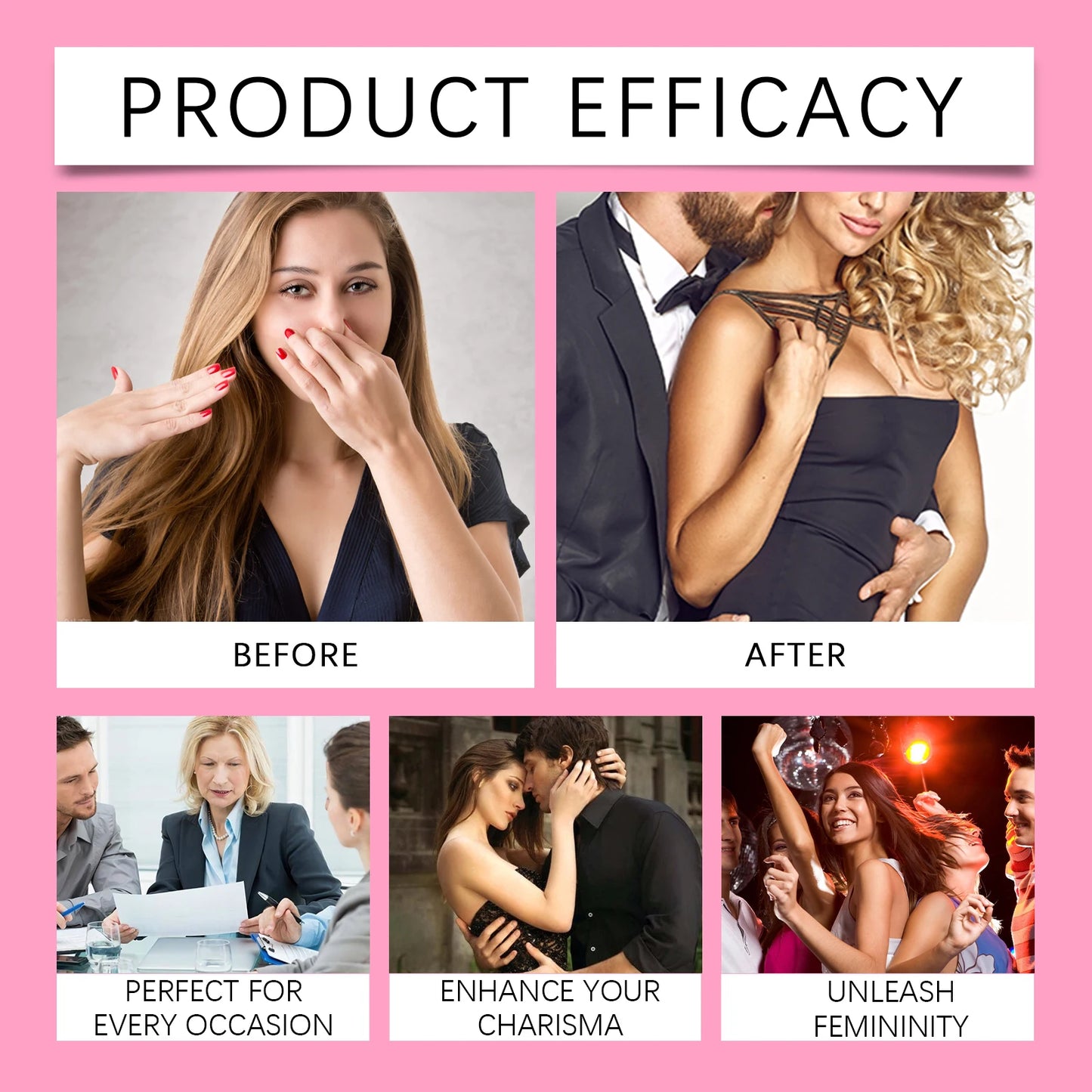 eelhoe Pheromone Perfume – Long-Lasting Floral Fragrance | Attract Men & Women | 10ml (1–10pc)