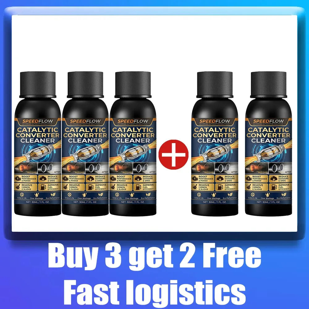 Catalytic Converter Cleaner Carbon & Sludge Removal Boost Engine Reduce Fuel Consumption For All Cars