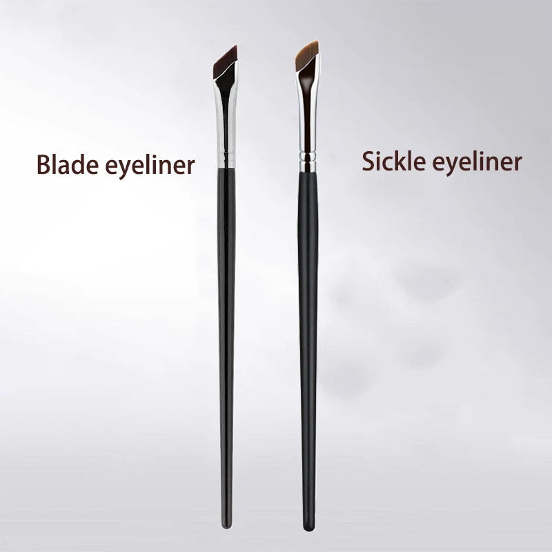 Sickle Eyeliner Brush Eyeshadow Blade Brush Detail Brush Diagonal Eyebrow Brushes Undereyelid To Sleeping Silkworm Makeup Tools