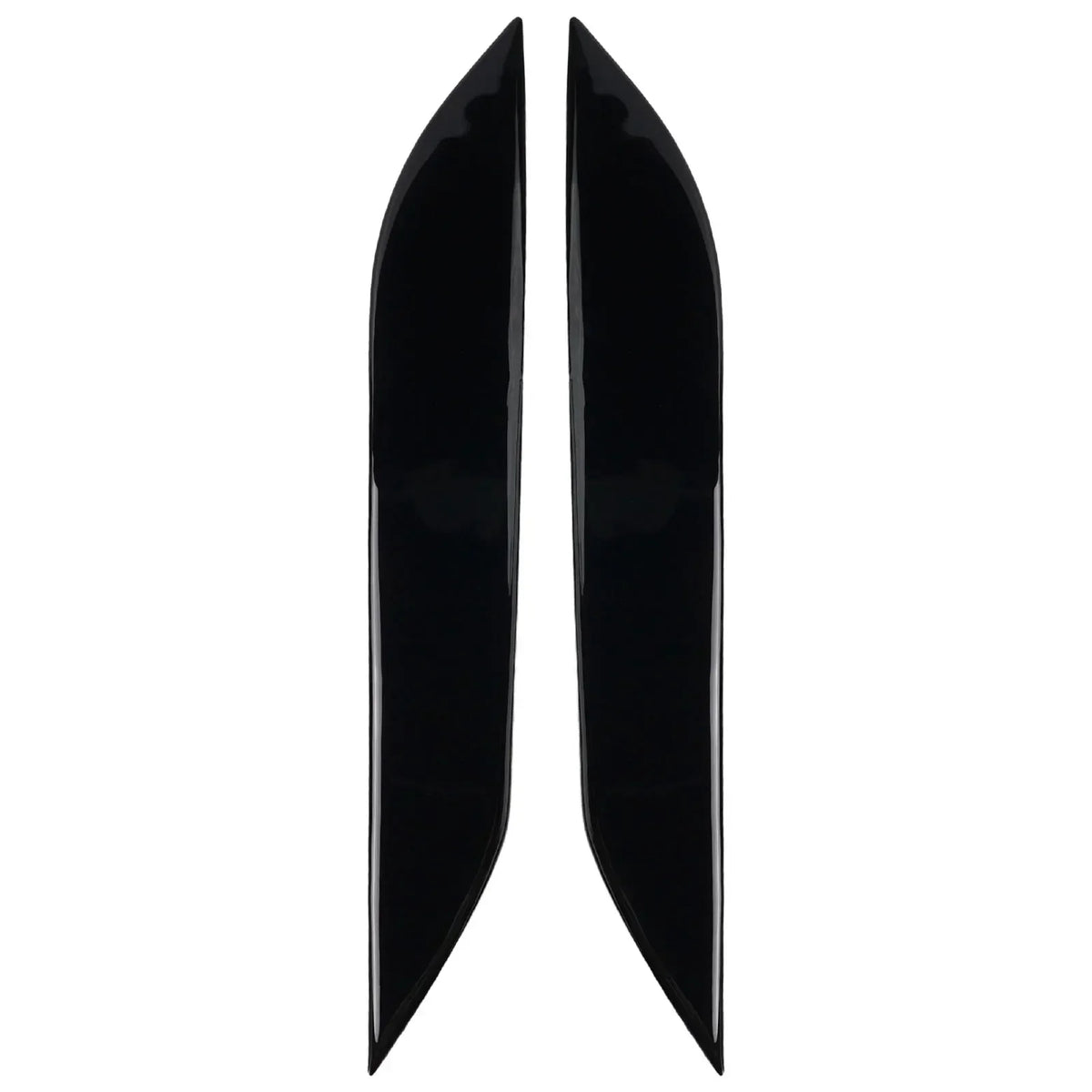 2x For Nissan 350Z Z33 2006-09 Headlight Eyebrow Trim Car Front Lamp Eyelids Trim Sticker Headlamp Eyebrow Molding Decor Set