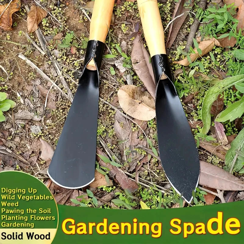 2pcs Metal Garden Trowels - Hand Shovels for Digging, Transplanting, Planting, and Weeding Tools