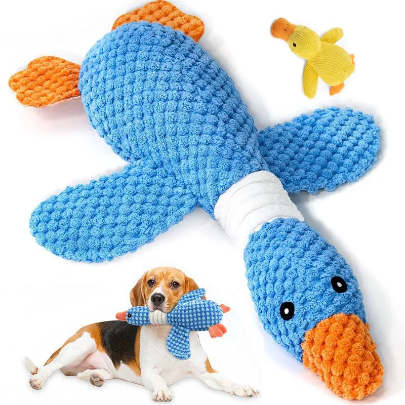 Plush Squeaky Doll Toy - Chew Toy for Cats & Aggressive Chewers