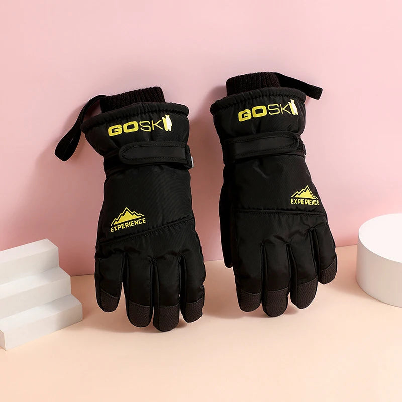 Kids Winter Ski Gloves - Thick Anti-Slip Snow Mittens - photo 7