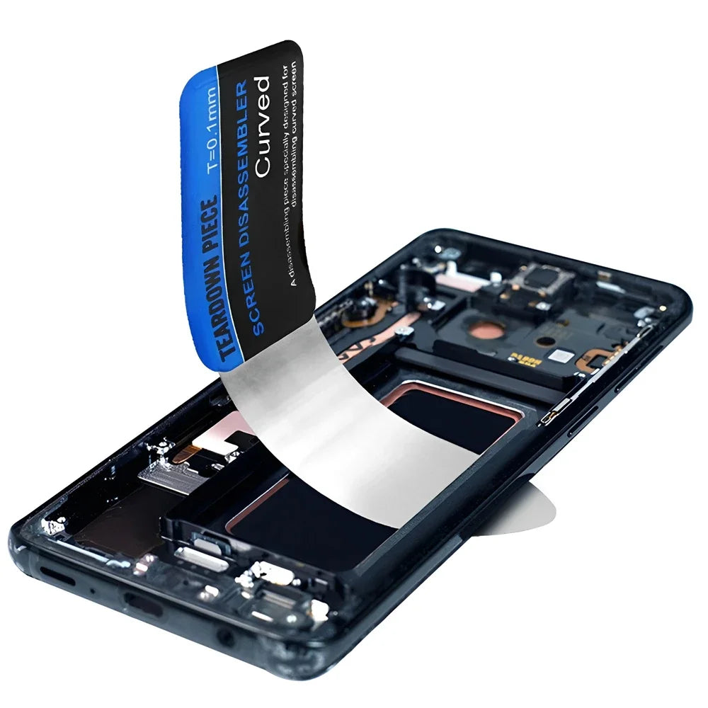 Mobile Phone Curved 1-5Pcs LCD Screen Spudger Opening Pry Card Tools Ultra Thin Flexible Mobile Phone Disassemble Steel Metal