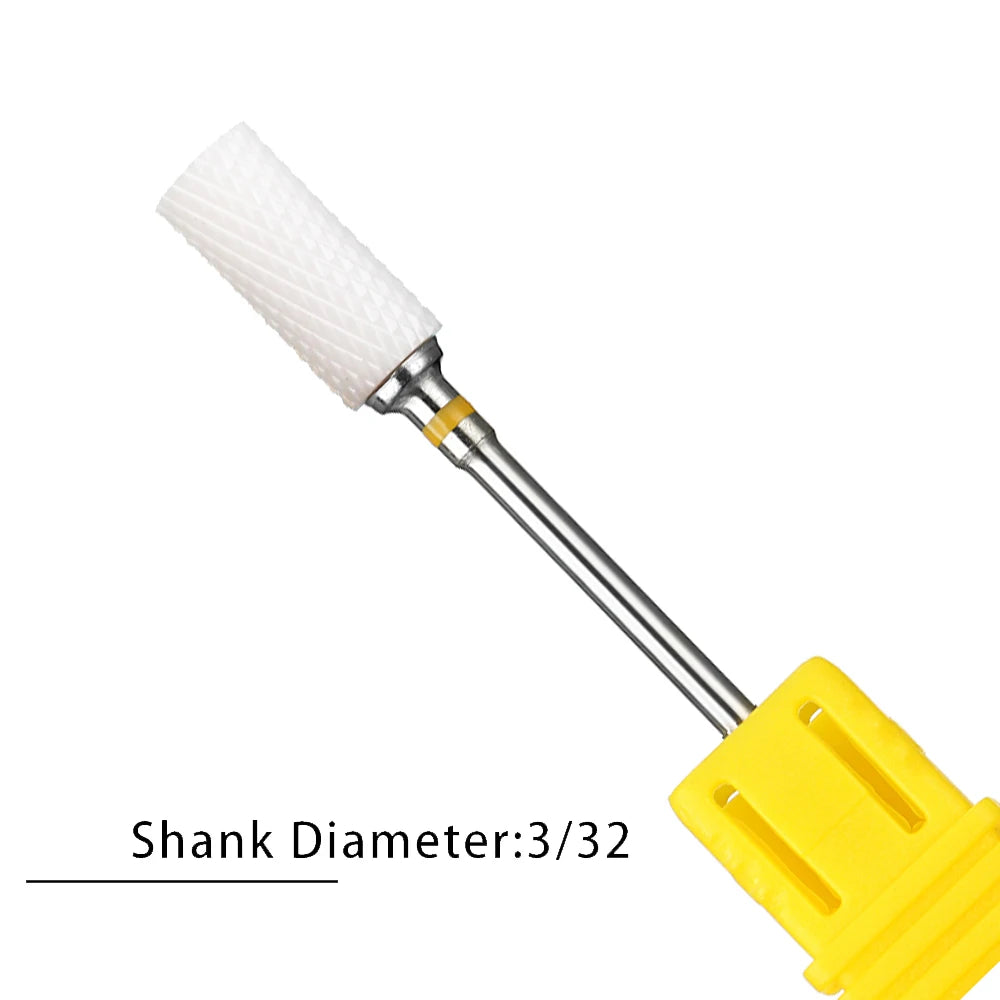 Nail Drill Bits Flame Ceramic Cutters for Manicure Electric Pedicure Nail Bits Gel Polish Remover Files Burr Nail Accessories