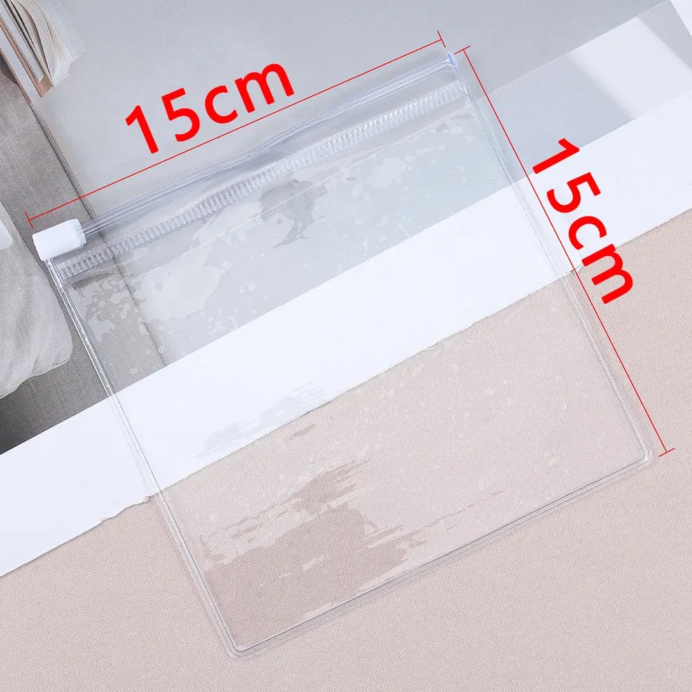 10Pcs Thicken Zipper Bag Transparent Plastic Bag Anti Oxidation Jewelry Pouch for DIY Jewelry Storage Earring Bracelet Packaging