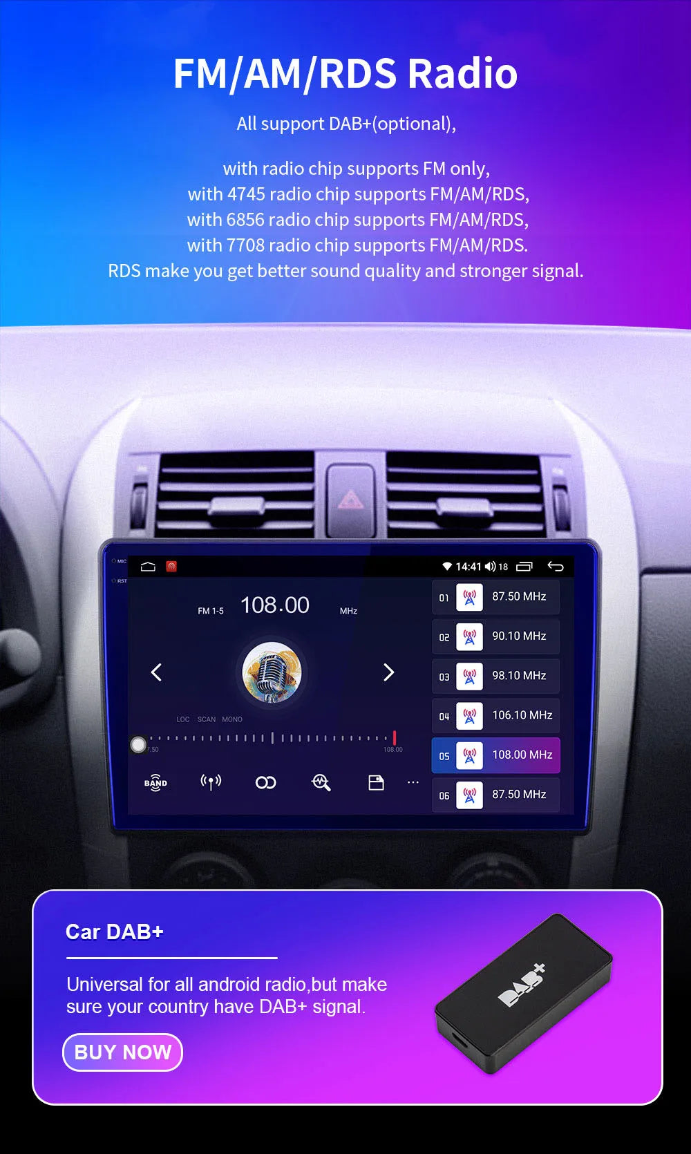Android 16 Carplay Auto Car Radio Multimedia For Chevrolet Silverado 3 GMTK2 2014 2015 2016 2017 2018 GPS BT 4G Stereo Head Unit