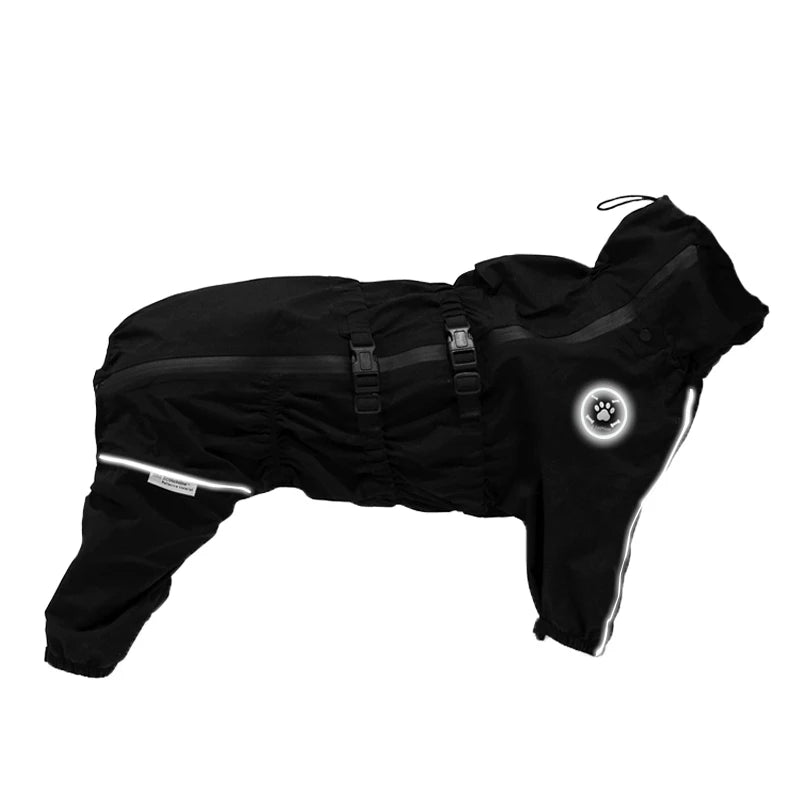 Reflective Dog Rain Jumpsuit - Hooded Raincoat for Autumn and Winter - photo 10