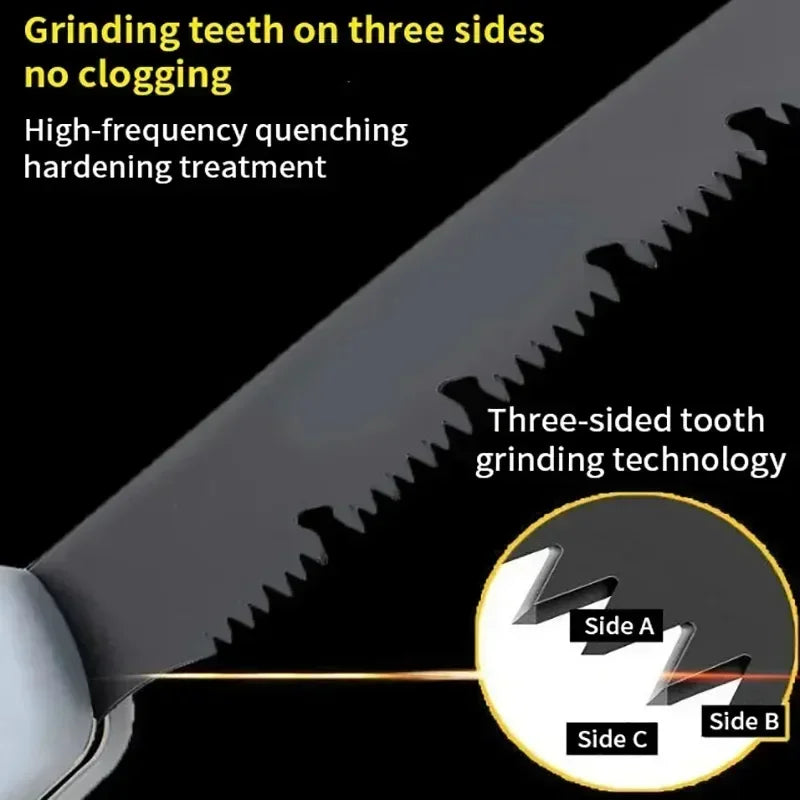 Multifunctional Folding Hand Saw – Portable Outdoor Logging & Tree Pruning Saw, Sharp & Durable