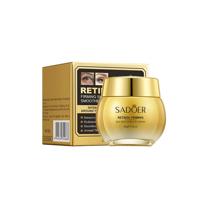 SADOER Retinol Eye Cream Reduces Dark Circles and Wrinkles Moisturizes and Tightens The Eyes Eye Cream Korean Eye Care Product