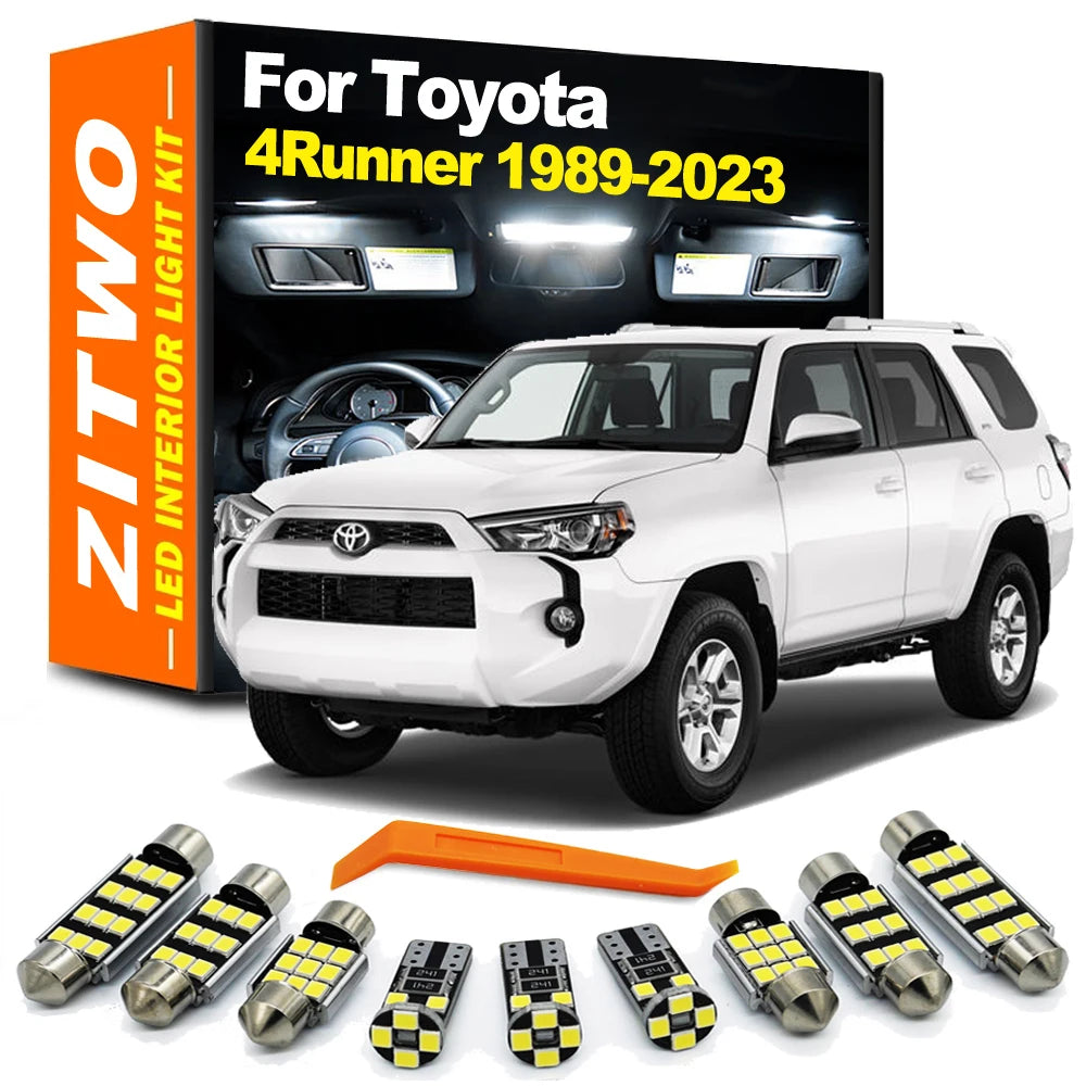 ZITWO Car Bulb Accessories LED Interior Dome Reading Light Kit For Toyota 4Runner 1989- 2016 2017 2018 2019 2020 2021 2022 2023