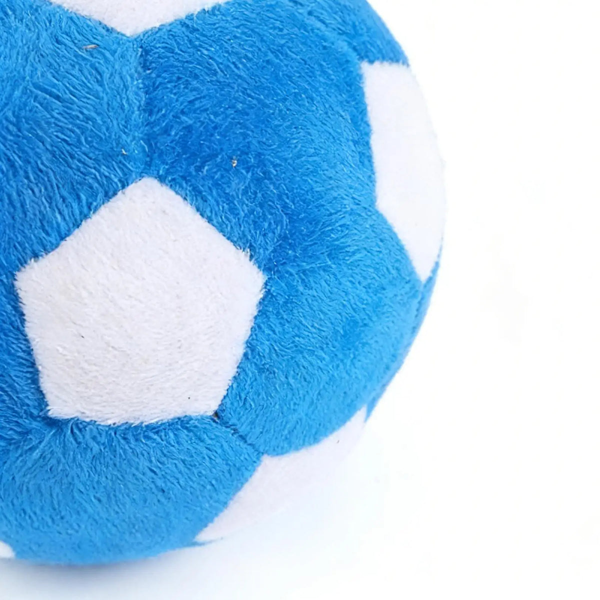 Plush Soccer Ball Dog Toy - Soft Squeaky Ball for Puppies – photo 2