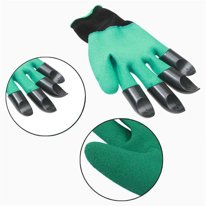 8Pcs Hand Claws Gardening Digging Claws - Waterproof ABS Plastic Work Gloves Durable Doting Plant Propagation Outdoor Tools