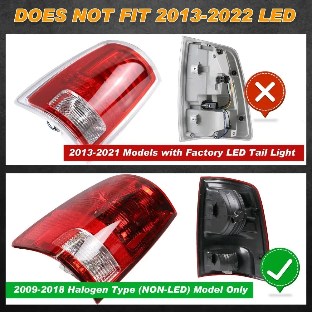 Halogen Tail Light — Dodge RAM 1500/2500/3500 (2009-2018)