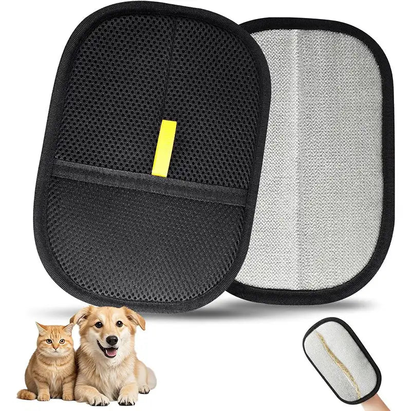 Pet Hair Remover Mitt Pet Hair Remover Gloves Deshedding Brush Glove for Dog Cat Rabbit with Long/Short/Curly Hair Cleaning Brus
