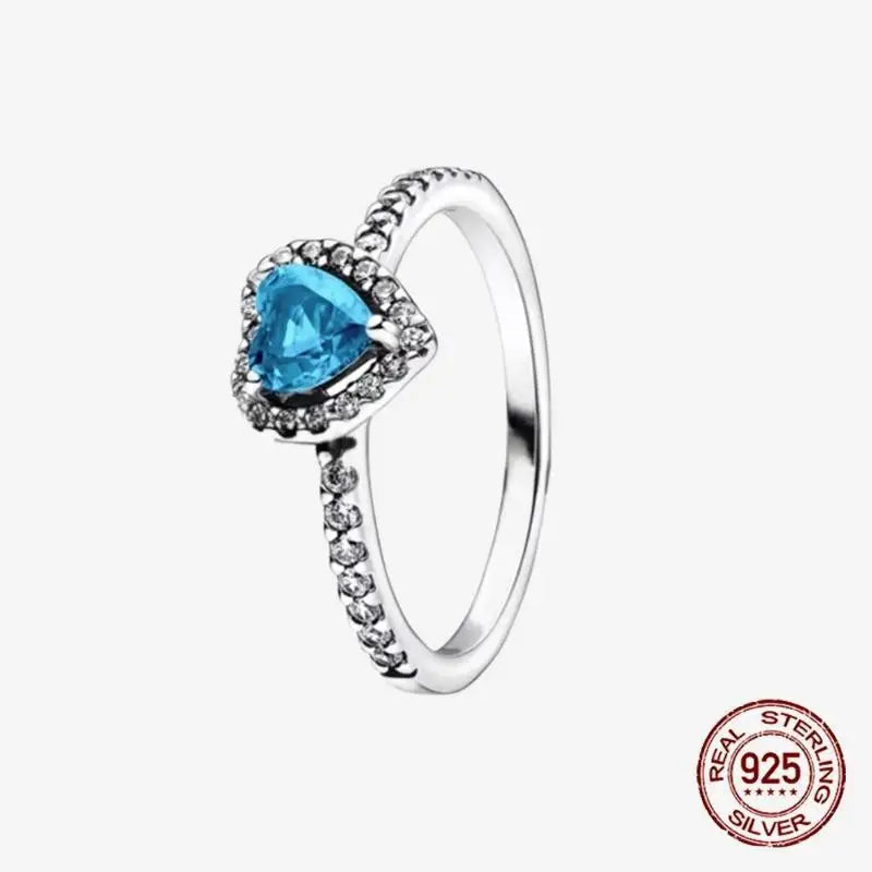 925 Sterling Silver Open Ring Style CZ Paved Heart Butterfly Flower Colorful Gemstone Ring For Women Daily Wear Jewelry Gift