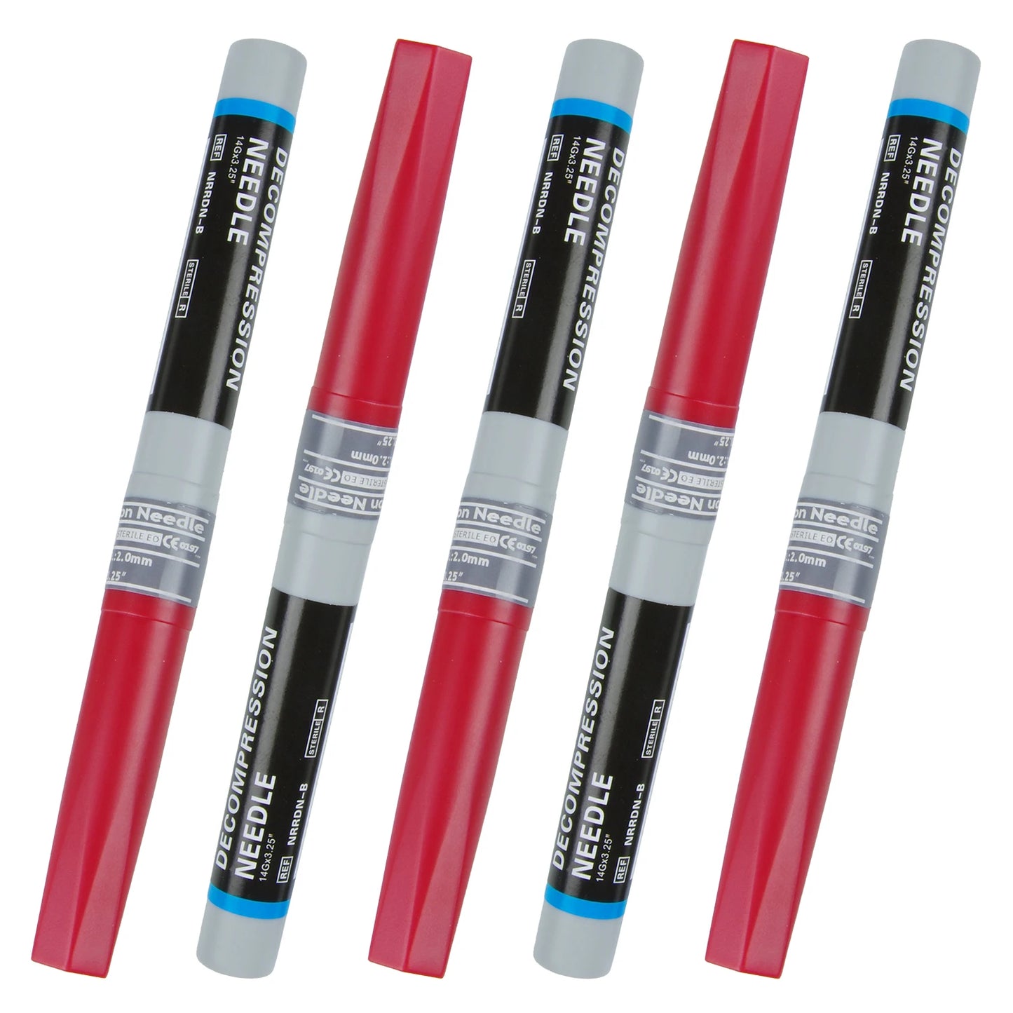 Sanke Rescue Pneumothorax Needle Trauma Medical Ifak Chest Cathether Needlecatheter 50g Needle Decompression Edc First Aid Kit