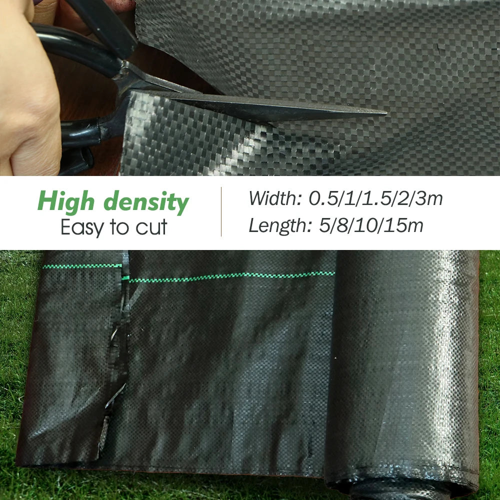 PP Woven Weed Control Fabric for Plant Anti Grass Agricultural Mulch Cloth Greenhouse Weeding Mat Water Permeable Ground Cover