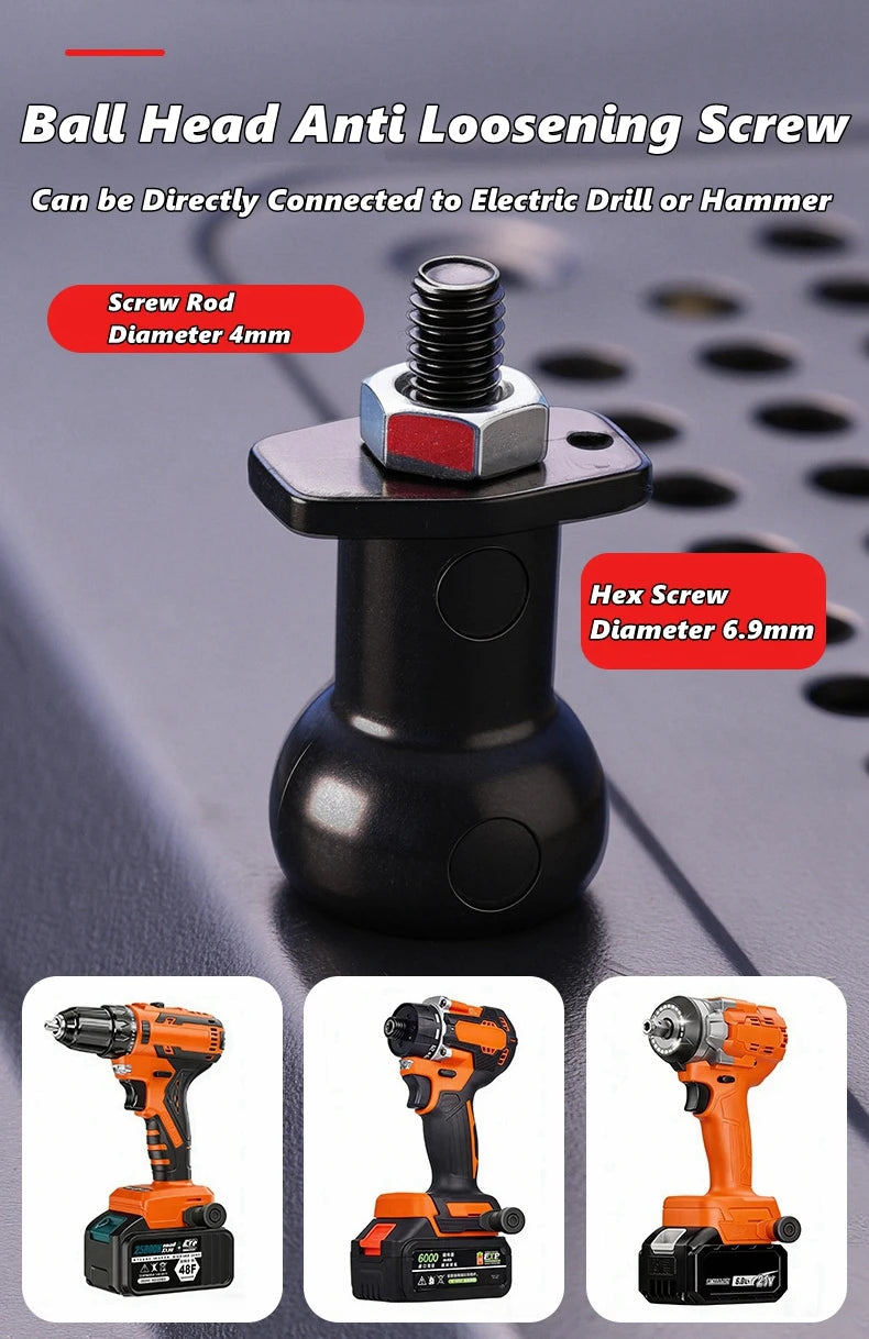 High-Hardness Self-Locking Drill Holder with Belt Clip Quick Release Power Tool Waist Holster Thickened Portable Storage