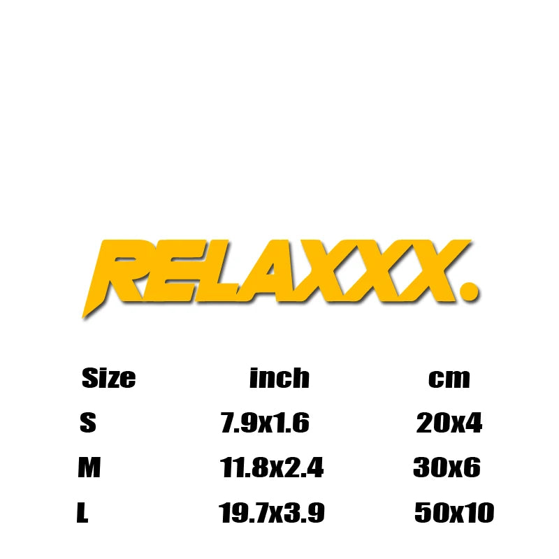 "RELAXXX"Stickers,,creative&fashion with high quality sticker for cars trucks motorcycles &laptops!