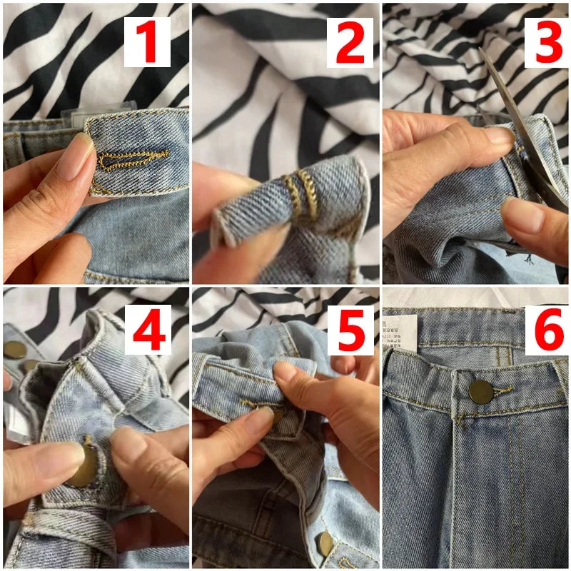 Women's Y2K Gyaru Harajuku Low Rise Denim Hot Pants – Vintage 2000s Jean Shorts Streetwear