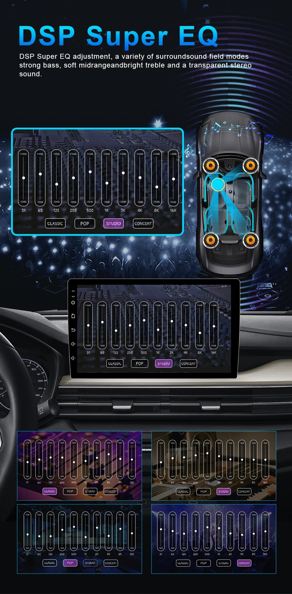 Android 16 Car Radio For Suzuki Swift 2003 - 2006 2007 2008 2009 2010 Multimedia Player Stereo Carplay AUTO Head Unit WIFI 4G BT