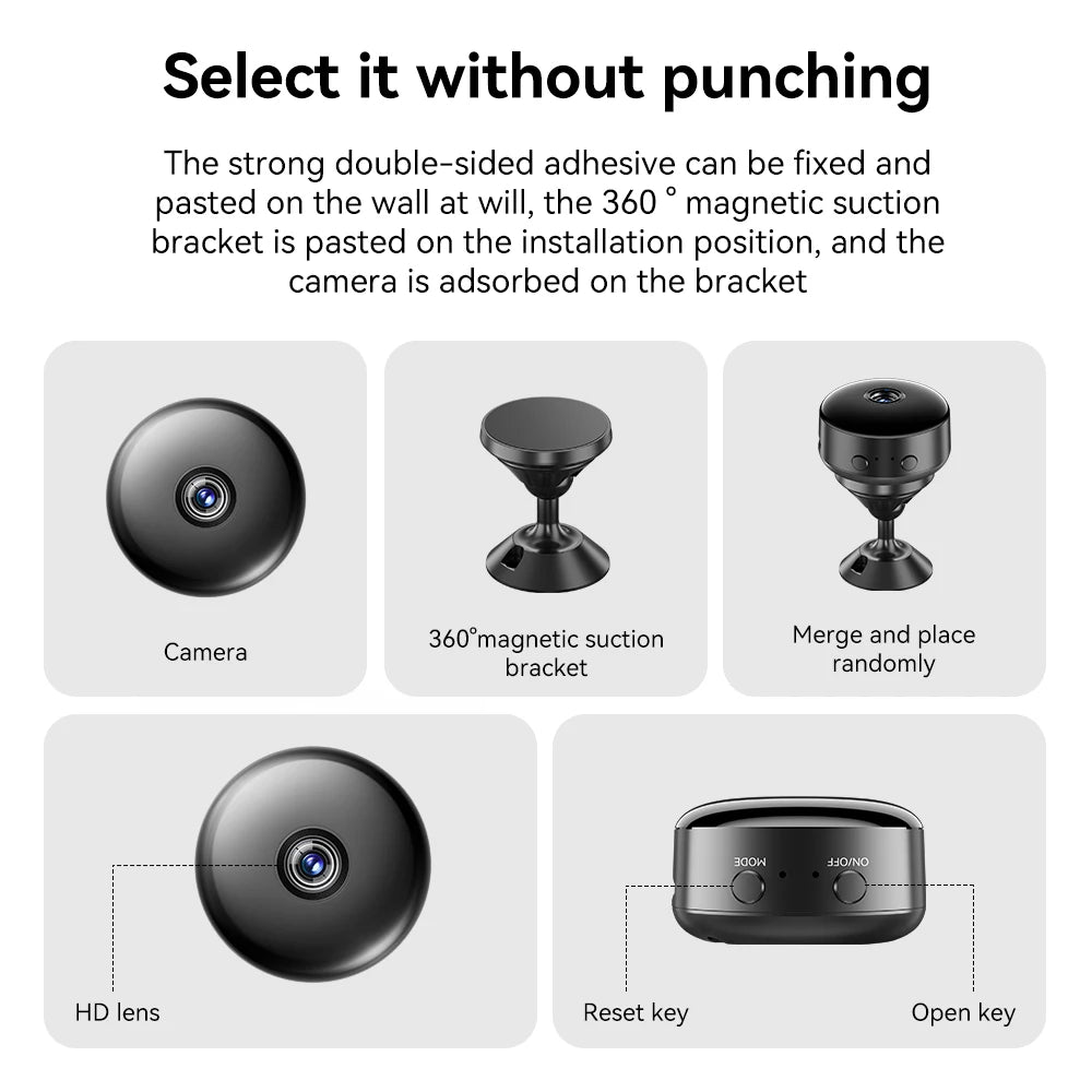 Wireless Home Security Camera — Night Vision, Easy Install