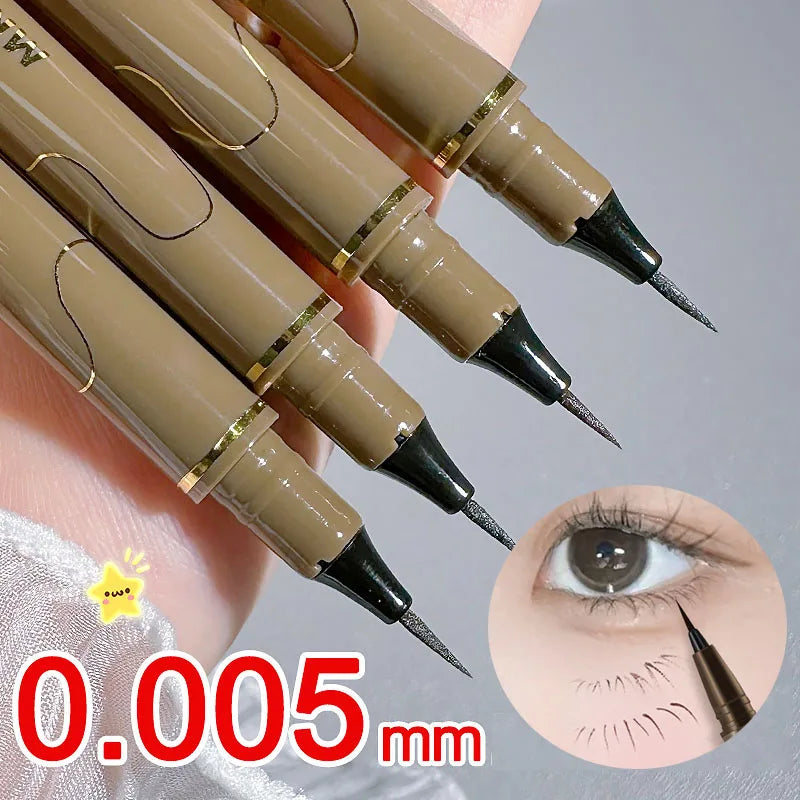 Ultra-Fine 0.005mm Liquid Eyeliner Pen – Waterproof, Quick Dry, Non-Smudge