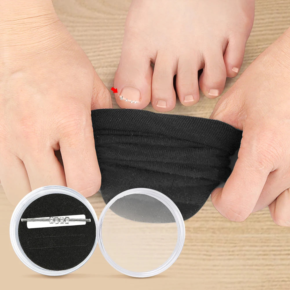 Ingrown Toenail Pedicure Tool Embed Toe Nail Care Straightening Correction Clip Curved Clamp Toenails Correction Tool for Toes
