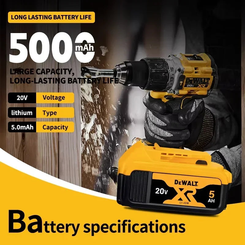 New Dewalt 60V 9.0Ah Battery Compatible with DCB200 DCB204 DCB205 DCF880 DCF885 Impact Drivers.