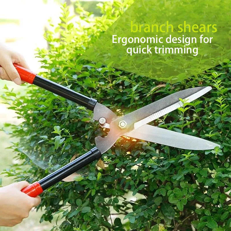 Professional Garden Hedge Lopper — Long-Reach Bypass Pruner