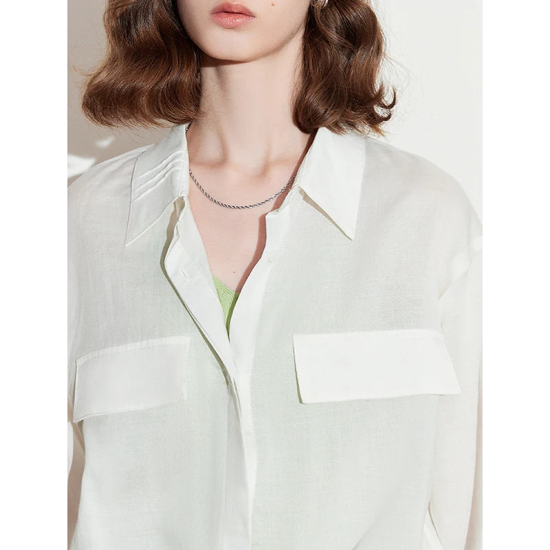 TOYOUTH Women Blouse Shirt 2025 Spring New Shirt 8512008