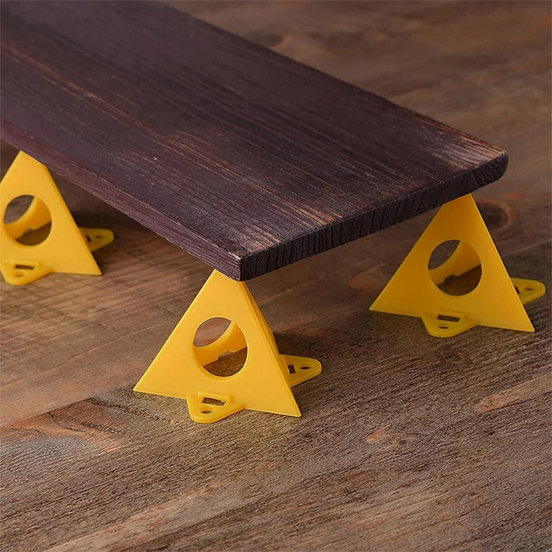 10pc Pyramid Shaped Tripod Triangular Bracket Woodworking Paint Bracket Spray Painting Bracket Cushion Block Auxiliary Tool Set