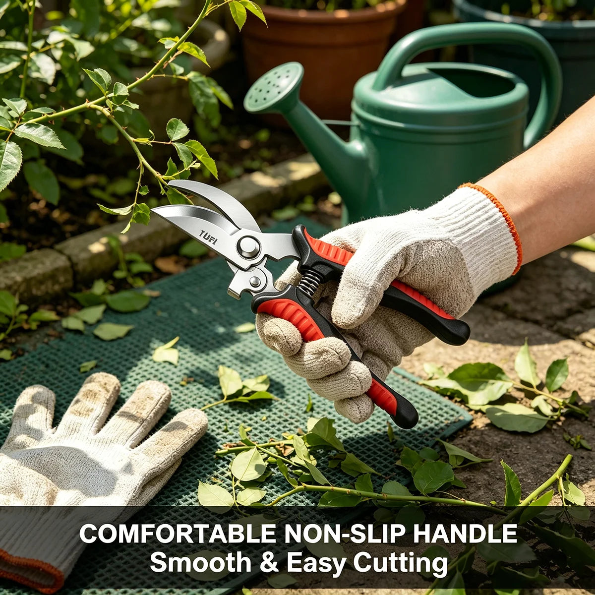 Garden Pruning Shears – Stainless Steel Plant Scissors for Trimming & Cutting