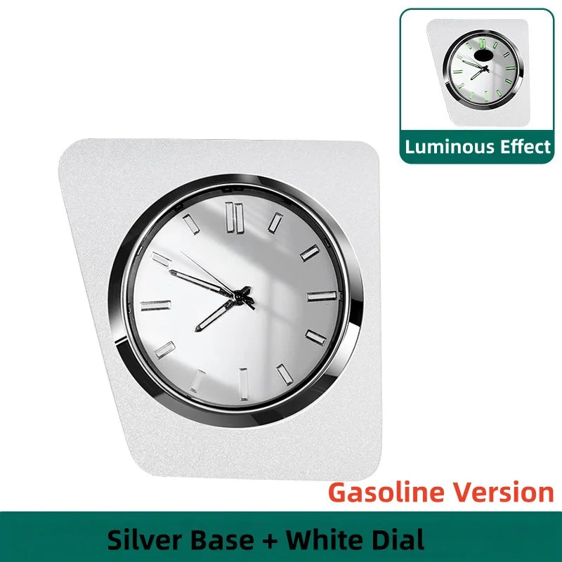Car Dashboard Stick-On Luminous Digital Clocks Auto Vehicle Air Outlet Mini Watches For Toyota RV4 WILDLANDER 2024-2025