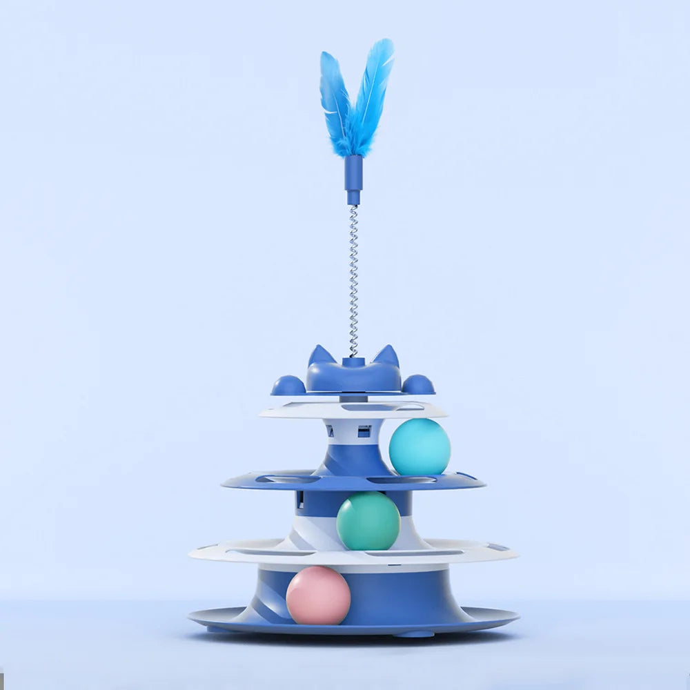 Cat Turntable & Teaser Set - Interactive Anti-Boredom Toy – photo 6