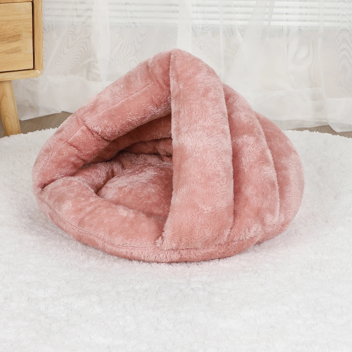 Plush Basket Dog Bed - Washable Bed for Small & Medium Pets – photo 7
