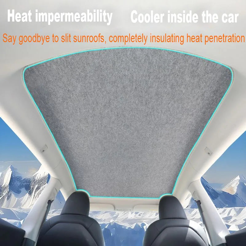 Sunroof Sunshade Insulation Visor for Ford F-150 Raptor 2021–2026 (2-Pack)