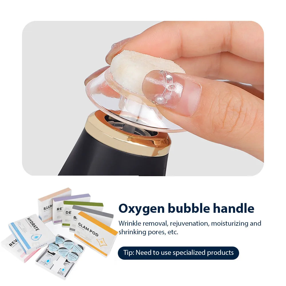 Oxygen Bubble Pen 7 Color Facial CO2 Oxygen Bubble Machine Can Be Matched Serum Gel Facial Skin Care Device Facial SPA CO2