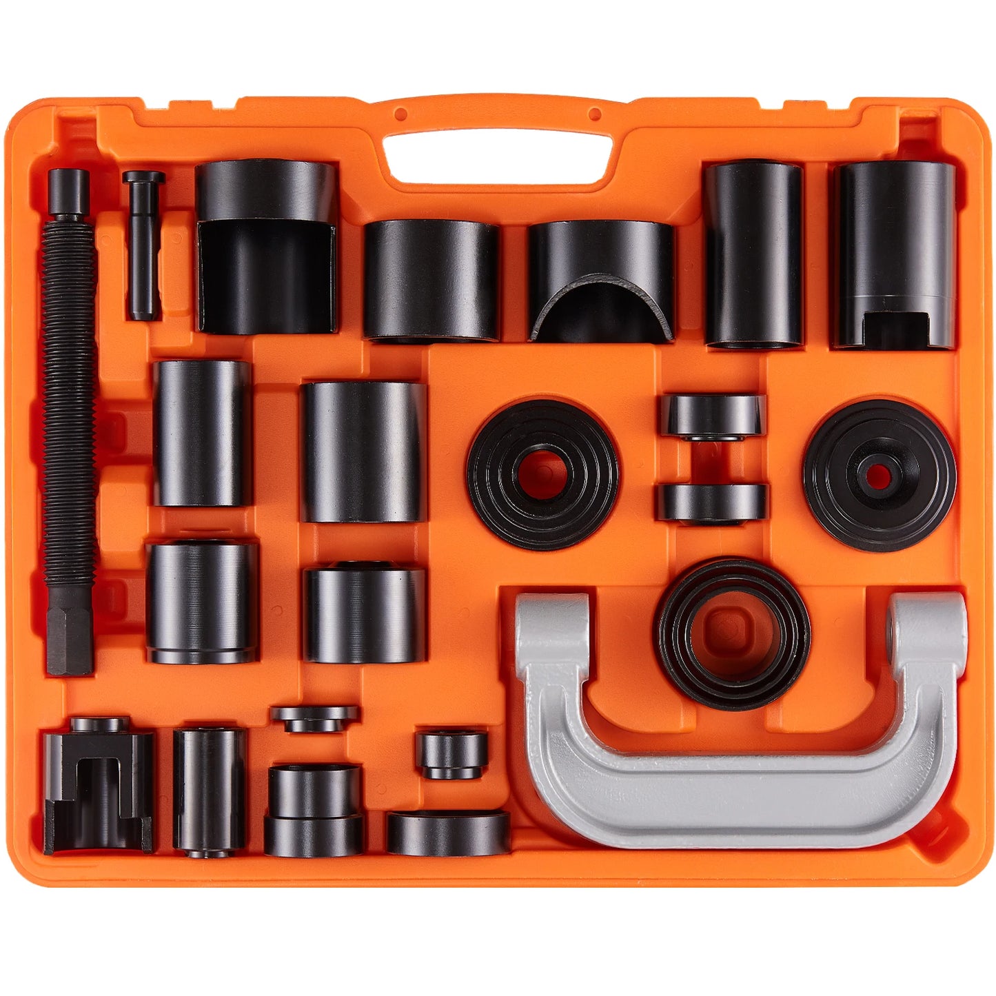 25-Piece Ball Joint Press Kit – Heavy-Duty C-Press Tool for Ford, GM, Dodge, Jeep & Dana Axles