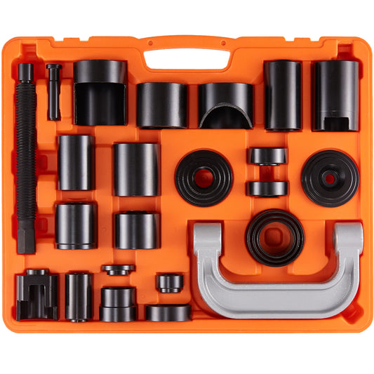25-Piece Ball Joint Press Kit – Heavy-Duty C-Press Tool for Ford, GM, Dodge, Jeep & Dana Axles