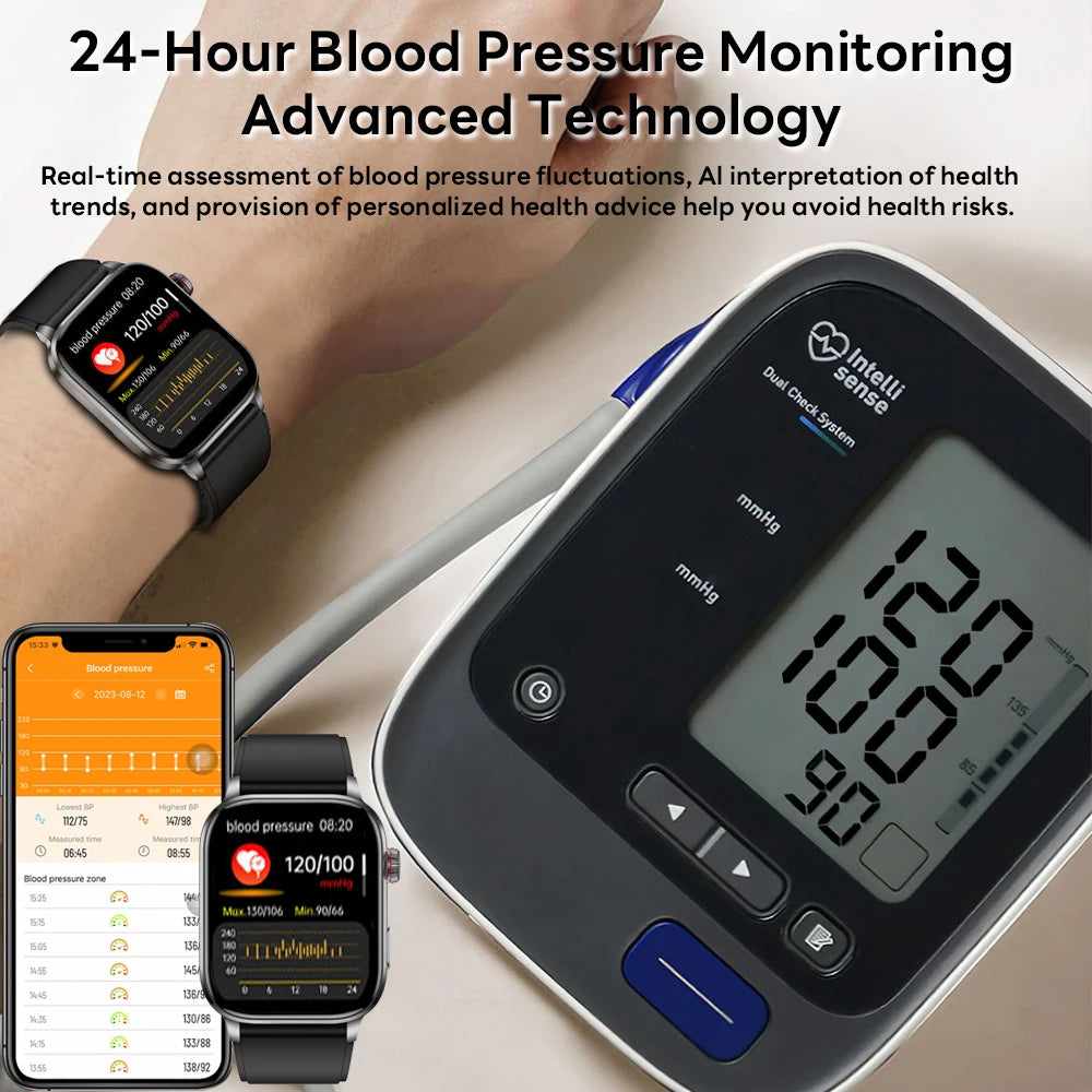Premium Smart Watch — AMOLED, Bluetooth Calling, Fitness Modes